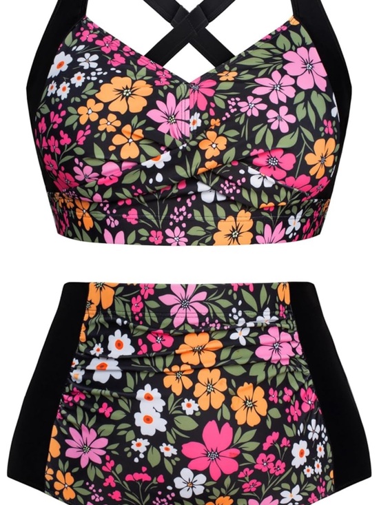 Hanna Nikole Other - Hanna Nikole High Waisted Bikini Set Tummy Control Swimming Suit Size 8